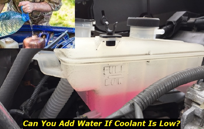 can you add water if coolant is low